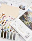 Cross Stitch Kit Luca - S, Gold Collection - B619, Tranquil Seafront - Luca - S Yarns