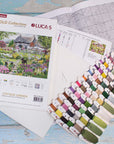 Cross Stitch Kit Luca - S GOLD - Cottage Garden, B2412 - Luca - S Yarns