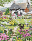 Cross Stitch Kit Luca - S GOLD - Cottage Garden, B2412 - Luca - S Yarns
