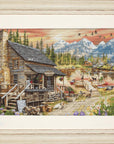 Cross Stitch Kit Luca - S GOLD - Log Cabin General Store, B2413 - Luca - S Yarns