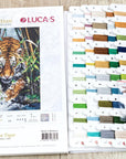 Cross Stitch Kit Luca - S Gold - The Tiger, B2406 - Luca - S Yarns