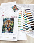 Cross Stitch Kit Luca - S Gold - The Tiger, B2406 - Luca - S Yarns