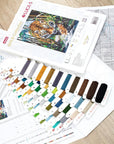 Cross Stitch Kit Luca - S Gold - The Tiger, B2406 - Luca - S Yarns
