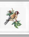 Cross Stitch Kit Luca - S - Goldfinch bird, B1197 - Luca - S Yarns
