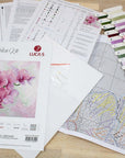 Cross Stitch Kit Luca - S - Graceful Orchids B7009 - Luca - S Yarns