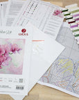 Cross Stitch Kit Luca - S - Graceful Orchids B7009 - Luca - S Yarns