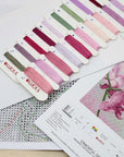 Cross Stitch Kit Luca - S - Graceful Orchids B7009 - Luca - S Yarns