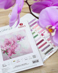 Cross Stitch Kit Luca - S - Graceful Orchids B7009 - Luca - S Yarns