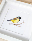 Cross Stitch Kit Luca - S - Great tit, B1155 - Luca - S Yarns