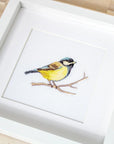 Cross Stitch Kit Luca - S - Great tit, B1155 - Luca - S Yarns