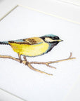 Cross Stitch Kit Luca - S - Great tit, B1155 - Luca - S Yarns