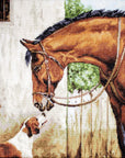 Cross Stitch Kit Luca - S - Hunter and Foxhound, B580 - Luca - S Yarns