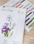 Cross Stitch Kit Luca - S - Irises, B2251 - Luca - S Yarns