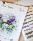 Cross Stitch Kit Luca - S - Irises, B2367 - Luca - S Yarns