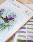 Cross Stitch Kit Luca - S - Irises, B2367 - Luca - S Yarns