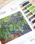 Cross Stitch Kit Luca - S - Irises - Van Gog, B444 - Luca - S Yarns