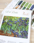 Cross Stitch Kit Luca - S - Irises - Van Gog, B444 - Luca - S Yarns