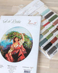 Cross Stitch Kit Luca - S - Italian with flowers, B466 - Luca - S Yarns