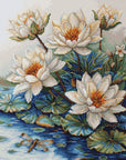 Cross Stitch Kit Luca - S - Lake With Water Lilies, B7039 - Luca - S Yarns