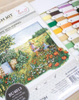 Cross Stitch Kit Luca - S - Landscape with poppies, BU4013 - Luca - S Yarns