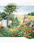 Cross Stitch Kit Luca - S - Landscape with poppies, BU4013 - Luca - S Yarns