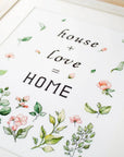 Cross Stitch Kit Luca - S - Leaves and Flowers, B1162 - Luca - S Yarns