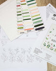 Cross Stitch Kit Luca - S - Leaves and Flowers, B1162 - Luca - S Yarns