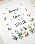 Cross Stitch Kit Luca - S - Leaves and Flowers, B1162 - Luca - S Yarns