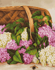 Cross Stitch Kit Luca - S - Lilac Basket, B501 - Luca - S Yarns