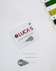 Cross Stitch Kit Luca - S - Lilac Bouquet, B7015 - Luca - S Yarns