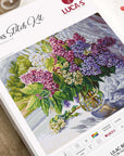 Cross Stitch Kit Luca - S - Lilac Bouquet, B7015 - Luca - S Yarns