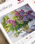 Cross Stitch Kit Luca - S - Lilac Bouquet, B7015 - Luca - S Yarns