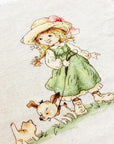 Cross Stitch Kit Luca - S - Little girl with a puppy and a kitten, B1104 - Luca - S Yarns