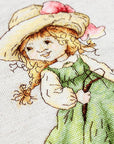 Cross Stitch Kit Luca - S - Little girl with a puppy and a kitten, B1104 - Luca - S Yarns