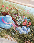 Cross Stitch Kit Luca - S - Meadow with poppies, BU4020 - Luca - S Yarns
