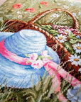 Cross Stitch Kit Luca - S - Meadow with poppies, BU4020 - Luca - S Yarns