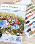 Cross Stitch Kit Luca - S - Meadow with poppies, BU4020 - Luca - S Yarns