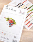 Cross Stitch Kit Luca - S - Mouse with Fir Tree, B1169 - Luca - S Yarns