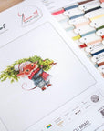 Cross Stitch Kit Luca - S - Mouse with Fir Tree, B1169 - Luca - S Yarns