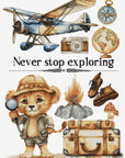 Cross Stitch Kit Luca - S - Never Stop Exploring, B1408 - Luca - S Yarns
