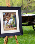 Cross Stitch Kit Luca - S - Next to the cabin, B572 - Luca - S Yarns