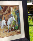 Cross Stitch Kit Luca - S - Next to the cabin, B572 - Luca - S Yarns