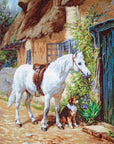 Cross Stitch Kit Luca - S - Next to the cabin, B572 - Luca - S Yarns