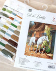 Cross Stitch Kit Luca - S - Next to the cabin, B572 - Luca - S Yarns