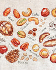 Cross Stitch Kit Luca - S - Nuts and seeds, B1165 - Luca - S Yarns