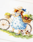 Cross Stitch Kit Luca - S - Out for a walk, B1129 - Luca - S Yarns