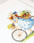Cross Stitch Kit Luca - S - Out for a walk, B1129 - Luca - S Yarns