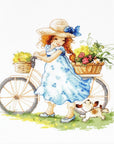 Cross Stitch Kit Luca - S - Out for a walk, B1129 - Luca - S Yarns