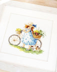 Cross Stitch Kit Luca - S - Out for a walk, B1129 - Luca - S Yarns