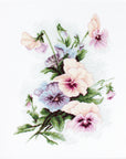 Cross Stitch Kit Luca - S - Pansies, B2231 - Luca - S Yarns